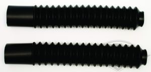 Gummibälg till Honda MT50 & Yamaha DT50. Till höjda mopeder. Säljs parvis, svarta.