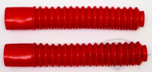 Gummibälg Honda MT50, röd. 345/35/50mm, säljs parvis.