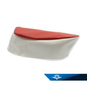 Sadelklädsel, Tempo Corvette. Röd/vit.