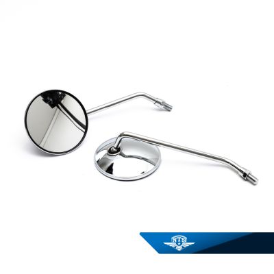 Backspegel universal. Höger & vänster. Kromade, gänga M10.