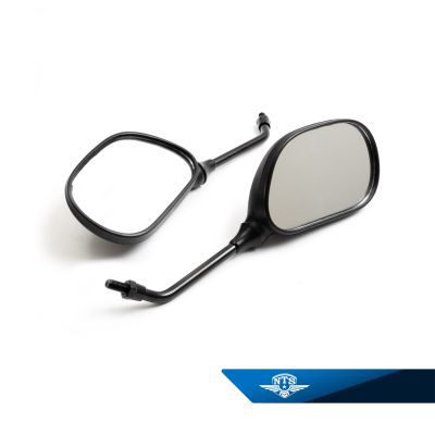 Backspegel rektangulär universal. Höger + vänster. M8, svart.