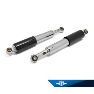 Stötdämpare Suzuki K50. Svart/krom, 312mm. Säljs parvis.