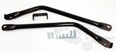 Ramrörssats Yamaha FS1, svarta med skruv.