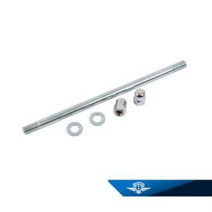 Stötdämparaxel Mustang, M11x240mm. Inklusive kupolmuttrar & brickor.