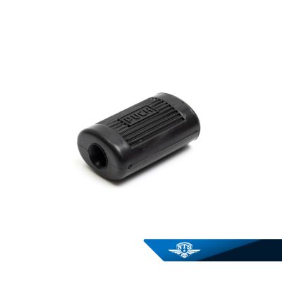 Växelpedalgummi, Puch. Med logo.