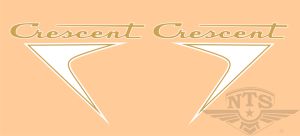 Tankdekalsats Monark & Crescent.