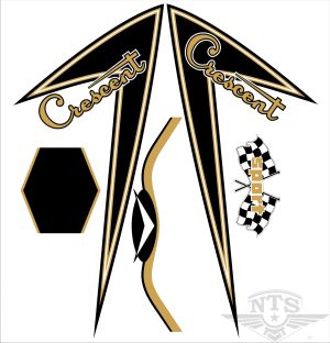 Dekalsats Crescent Raket Sport.