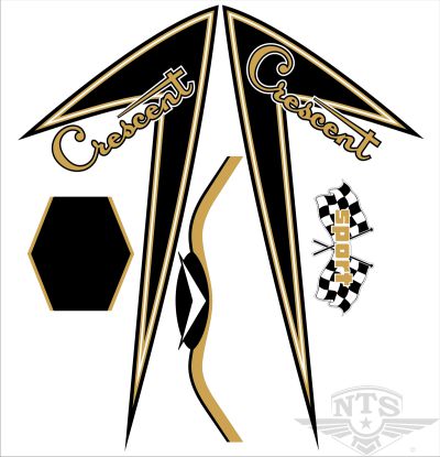 Dekalsats Crescent Raket Sport.