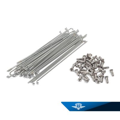 Ekersats Monark. 2,6mm, längd 158 & 161mm, kromade.