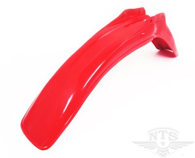 Framskärm Honda MT50, mörkröd.