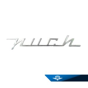 Puchemblem till bakskärm i metall. Puch Dakota med fenders 1966-71, men även på Mexico. Säljs styckvis.