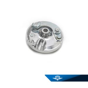 Bromsköld fram, Puch Maxi. Leleu 80mm nav.