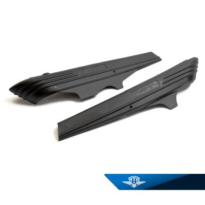 Sidokåpor Hercules Prima, mattsvarta.