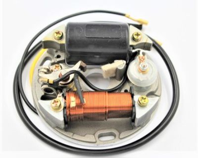 Tändplatta Bosch, 6 volt, 17 watt, komplett. Från NC Motorparts.