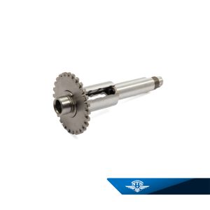 Utgående axel, 4-växlad Sachs. Lång, 26 kuggar.