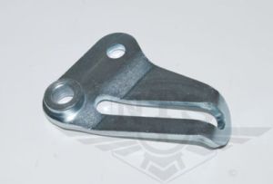 Stopparm till bromsköld, Monark & Crescent. 2-växlade mopeder med Leleu nav.