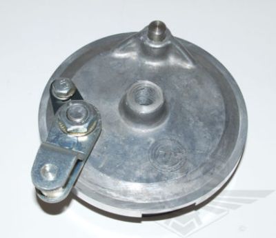 Bromssköld bak, Monark & Crescent med Leleu 100mm-nav.