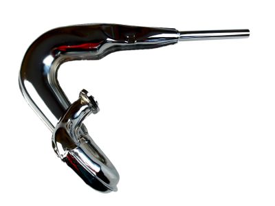 Avgasrör Honda MT50, kromad.