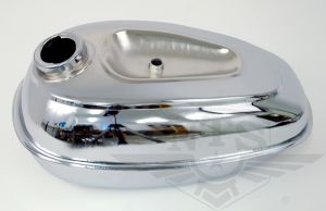 Bensintank Puch Florida & Alabama, helkromad. Bajonettlock 1970-.