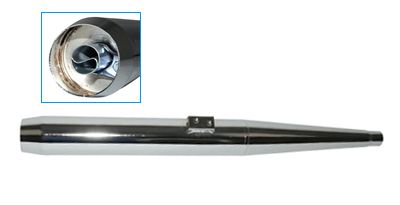 Ljuddämpare Jamarcol Open Flow, 28mm. Kreidler, ILO, Husqvarna, m.fl.