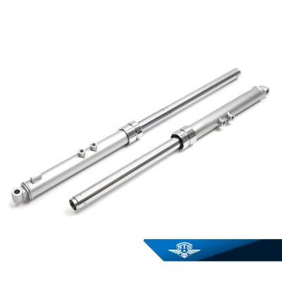 Gaffelben Yamaha FS1, 1977-79. Passar modeller med trumbroms fram.