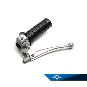 Gashandtag grå/svart. Arm pressad aluminium med kula. Magura typ.