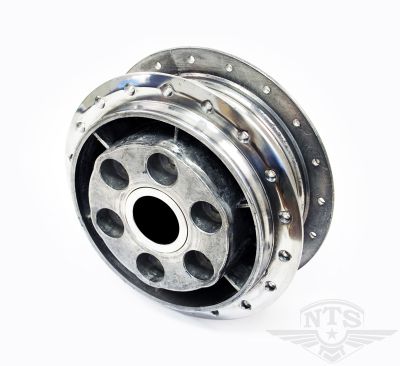 Nav Zundapp, 120mm. Polerat, passar fram eller bak.