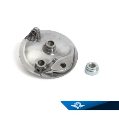 Bromssköld bak Puch Dakota, Colorado, Texas, Dixie, MC50.