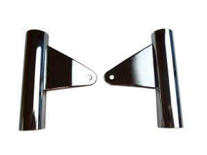 Lykthållare Zundapp KS50 1979-. Till fyrkantiga lyktan, höger & vänster sida. Kromad.