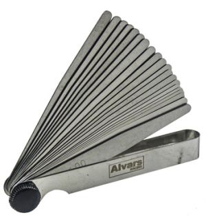 Bladmått, från 0,05mm till 1,00mm.