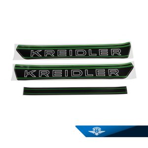 Dekalsats Kreidler Florett, svart/grön.