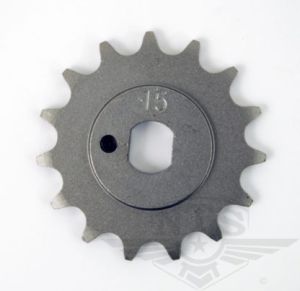 Framdrev Kreidler 4 & 5-växlad. 15 kugg, till 420 kedja.