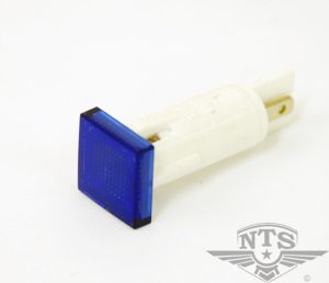 Kontrollampa, blå fyrkant. Zundapp & Kreidler.