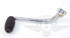 Växelpedal Zundapp. Böjd modell.