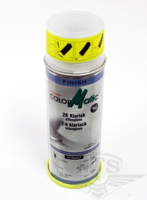 Klarlack 2-komponent, sidenmatt. 200ml.