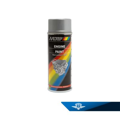 Färg Motip, Motorfärg Aluminium. Perfekt att lackera motorkåpor & motorblock. ,400 ml