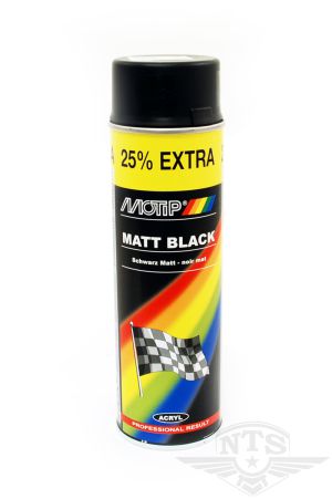 Färg, mattsvart universal.