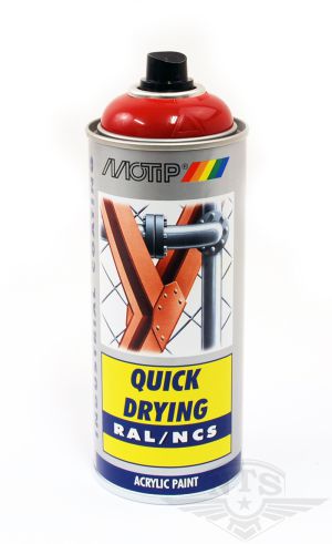 Färg, Ljusröd / Rubinröd . 400ml.