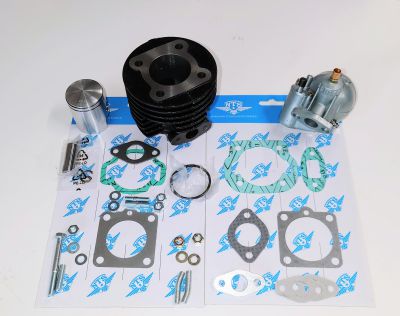 Mini trimkit Puch. Oportad 60cc cylinder med 12mm kolvbult. NTS cylinder.