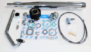 Trimkit Puch Dakota. Oportad 60cc cylinder med 12mm kolvbult. NTS cylinder.