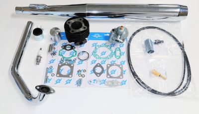 Trimkit Puch Florida, Mexico och Alabama. Oportad 60cc cylinder med 12mm kolvbult. NTS cylinder.