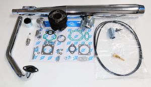 Trimkit Puch Florida, Mexico och Alabama. Portad 60cc cylinder med 12mm kolvbult. NTS cylinder.