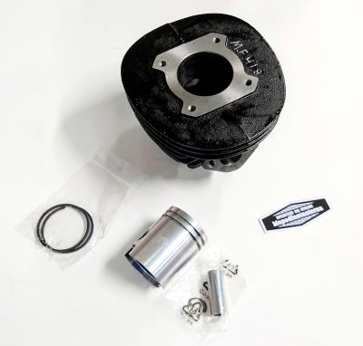 Portad Cylinder Victoria EM50 & Zweirad Union. Med 40mm kolv. Fartvindskyld.