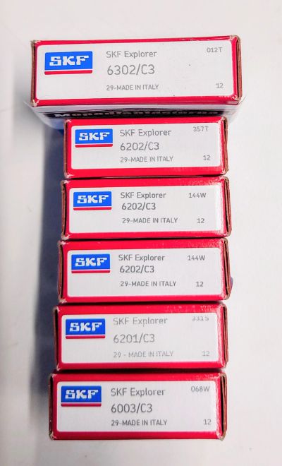 Kulagersats motor, ILO G50 Piano. SKF-C3.