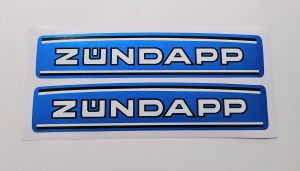 Tankdekaler Zundapp KS50, 529, 1978-80. Säljs parvis.