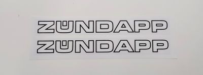 Tankdekaler Zundapp KS50, 529/530, 1981-83. Säljs parvis.