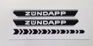 Tankdekalsats Zundapp 446/447/460, ZD Kompis.