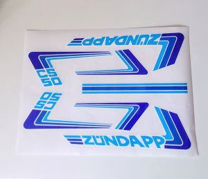 Dekalsats Zundapp CS50. 1980-82.