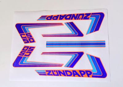 Dekalsats Zundapp CS50. 1980-82.