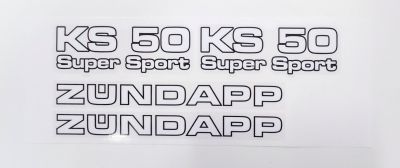 Dekalsats Zundapp KS50. 1981-83.